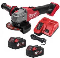 Milwaukee M18 FSAG125XB-502X | Accu Haakse slijper | 125mm | Set | 18V | 5.0Ah - 4933478430 - thumbnail