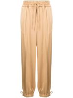 Jil Sander pantalon de jogging en satin - Tons neutres