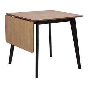 "by fonQ basic Crow Eettafel Inklapbaar - 120 x 80 cm - Eiken "