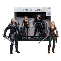 The Witcher Action Figure Geralt And Ciri (Netflix Season 3) 18 Cm - thumbnail