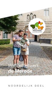 Wandelknooppuntenkaart Wandelnetwerk BE De Merode Noord en Zuid | Prov