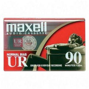 Maxell Normal Bias UR Cassettebandje 90 min. Set van 5 stuks