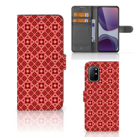 OnePlus 8T Telefoon Hoesje Batik Rood - thumbnail