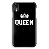 Queen zwart: iPhone XR Volledig Geprint Hoesje - thumbnail