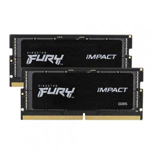 Kingston FURY Impact Werkgeheugenset voor laptop DDR5 32 GB 2 x 16 GB Non-ECC 4800 MHz 262-pins SO-DIMM CL38 KF548S38IBK2-32