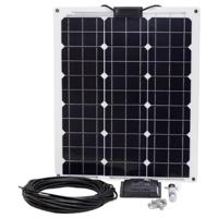 Sunset Solar-Set SM 50L 110263 Thermisch zonne-energiesysteem 50 Wp Incl. laadregelaar, Incl. aansluitkabel