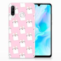 Huawei P30 Lite TPU Hoesje Sleeping Cats - thumbnail