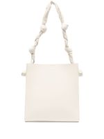 Jil Sander grand sac cabas Tangle en cuir - Blanc