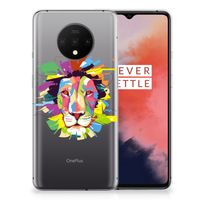 OnePlus 7T Telefoonhoesje met Naam Lion Color - thumbnail