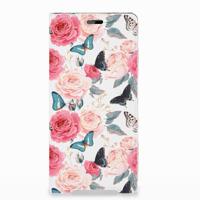 Sony Xperia XZ3 Smart Cover Butterfly Roses