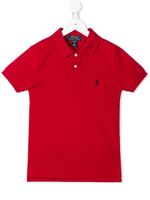 Ralph Lauren Kids polo à logo poitrine brodé - Rouge