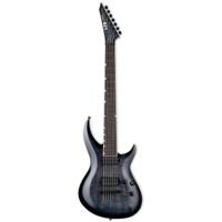 ESP LTD Deluxe H3-1007 Baritone See Thru Black Sunburst 7-snarige elektrische gitaar met 27 inch mensuur - thumbnail