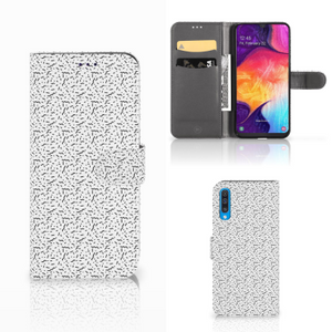 Samsung Galaxy A50 Telefoon Hoesje Stripes Dots