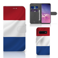 Samsung Galaxy S10 Plus Bookstyle Case Nederlandse Vlag - thumbnail