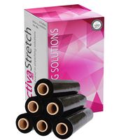 Stretchfolie Wikkelfolie Handrollen Zwart 6 stuks Basic 20 my eenzijdig Klevend Zwart - 50 cm x 300 m - Doos met 6 rollen Palletfolie Stretchfolie Wikkelfolie Handrollen Zwart 6 stuks Basic 20 my eenzijdig Klevend Zwart - 50 cm x 300 m - Doos met 6 rollen Palletfolie