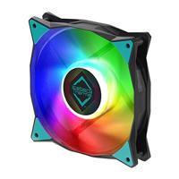 IceGALE RGB 120mm PWM Dual Ball Bearing ARGB Adresseerbare Case Fan, Zwart