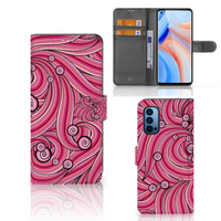 OPPO Reno 4 Pro 5G Hoesje Swirl Pink