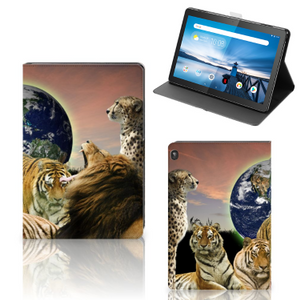 Lenovo Tablet M10 Flip Case Roofdieren