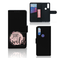 Motorola One Macro Leuk Hoesje Boho Stay Wild