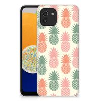 Samsung Galaxy A03 Siliconen Case Ananas - thumbnail