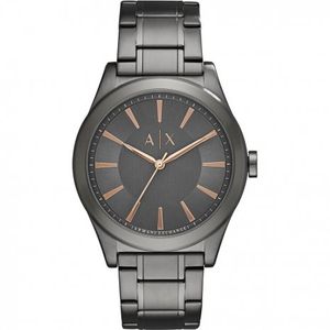 Horlogeband Armani Exchange AX2330 Staal Antracietgrijs 22mm