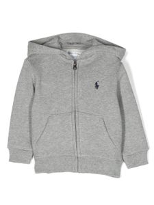 Ralph Lauren Kids hoodie à motif Polo Pony brodé - Gris