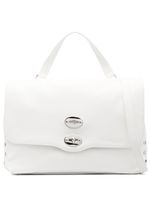 Zanellato Postina® stud-detail tote bag - Blanc