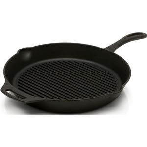 Petromax Grill Fire Skillet gp35 met steel bak-/braadpan Ø 35 cm, 3.5 liter