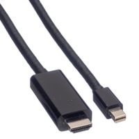 Value 11.99.5795 video kabel adapter 1 m Mini DisplayPort Zwart - thumbnail