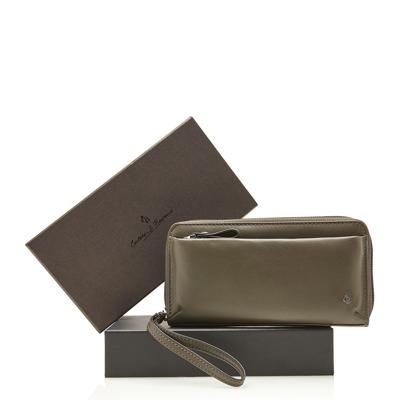 Castelijn & Beerens Giftbox Dames Ritsportemonnee RFID Olive Green