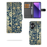 Xiaomi Redmi Note 13 Pro Plus Hoesje Beige Flowers