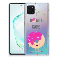 Samsung Galaxy Note 10 Lite Siliconen Case Donut Roze