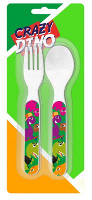 Kids Licensing babybestek Crazy Dino junior 2-delig Kids Licensing babybestek Crazy Dino junior 2-delig