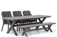 Lifestyle Verona/Forest 240 cm dining tuinset 5-delig - thumbnail