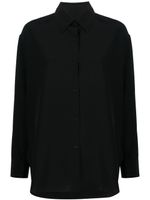 Nili Lotan silk long-sleeved shirt - Noir