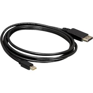 DeLOCK 3m Displayport Cable mini DisplayPort Zwart