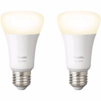 Philips Hue A60 E27 2-pack ZACHTWIT LICHT