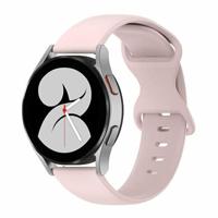 By Qubix - Compatible met Garmin Venu 2 / Garmin Venu 3 - Solid color sportband - Roze - Compatible Garmin bandje - Bandbreedte: 22mm