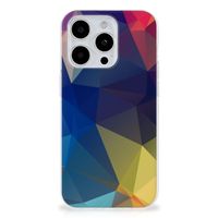 iPhone 15 Pro Max TPU Hoesje Polygon Dark