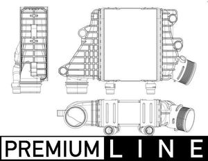 Intercooler, inlaatluchtkoeler CI412000P