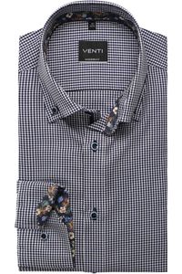 Venti Modern Fit Overhemd blauw/wit, Ruit