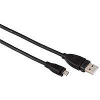 Hama micro usb 2.0 kabel, 1.80m zwart