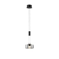 Fischer & Honsel Hanglamp Lavin zwart 61094 - thumbnail