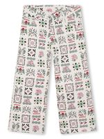 Kenzo Kids pantalon en coton - Blanc