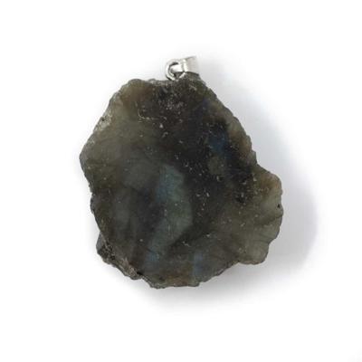 Ruwe Labradoriet Hanger Ruwe Labradoriet Hanger