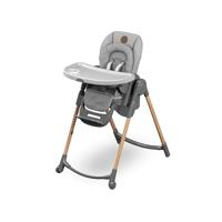 Maxi-Cosi Minla hoge kinderstoel, verstelbare kinderstoel met ligstanden (zitverkleiner voor baby's, hoge kinderstoel, zitverhoger), vanaf de geboorte, 0 maanden - 6 jaar, Essential Grey (grijs)