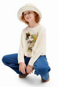 Minnie Mouse bloemen T-shirt - WHITE - 13/14