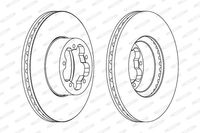 Remschijf DDF1555C - thumbnail