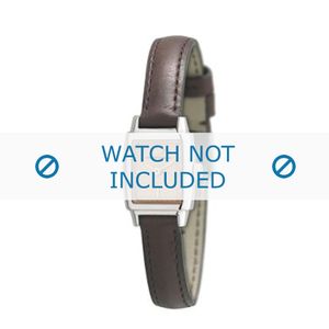 Armani horlogeband AR-5507 Leder Donkerbruin 11mm