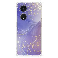 Back Cover voor OPPO Reno8 T 5G Watercolor Paars - thumbnail